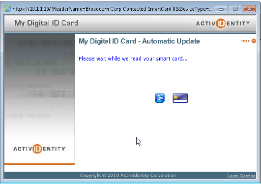 MDIDC Reading Card Window